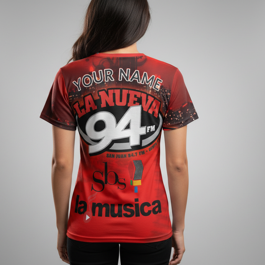 Custom All-Over Print T-Shirt - Design Your Own