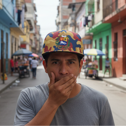Venezuelan Tricolor Camo Snapback - National Pride Edition
