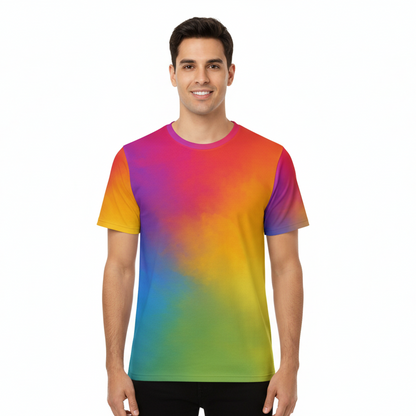 Pride Rainbow Gradient T-Shirt Design