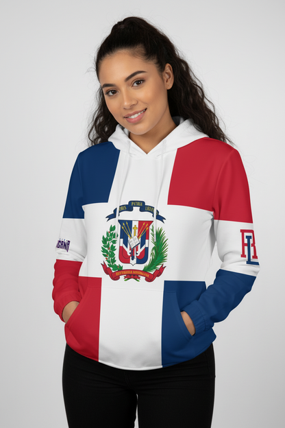 República Dominicana All-Over Print Hoodie