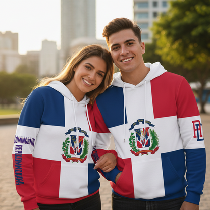 República Dominicana All-Over Print Hoodie