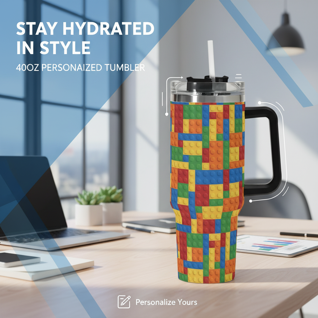 40oz Personalized Tumbler Banner