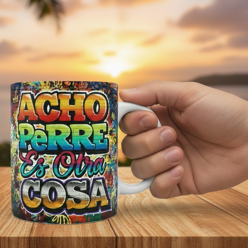 Acho Perre es Otra Cosa - Taza de café de Puerto Rico 11oz
