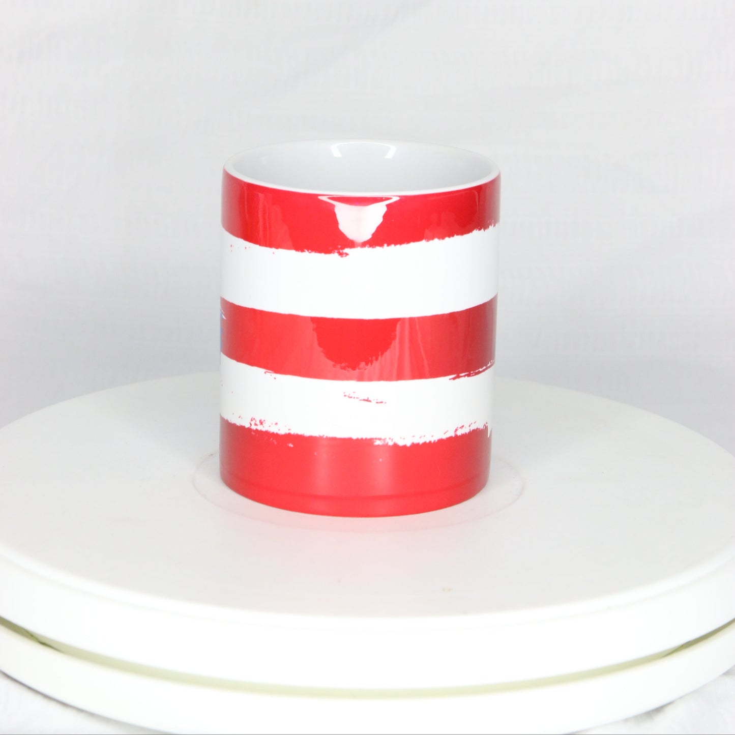 Taza de 11 onzas con la bandera de Puerto Rico