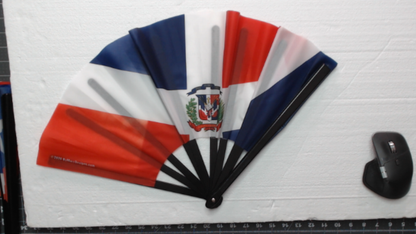 Dominican Republic Flag Hand Fan