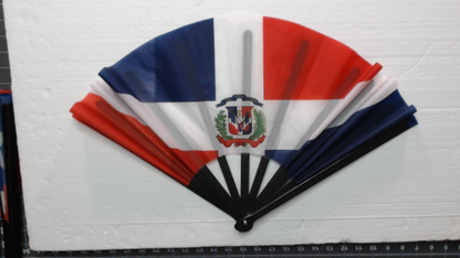 Dominican Republic Flag Hand Fan