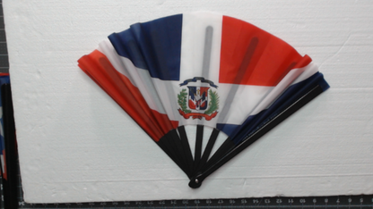 Dominican Republic Flag Hand Fan