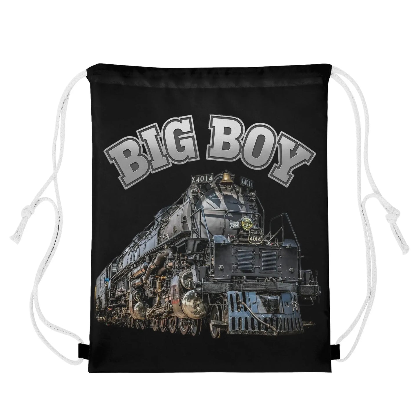 Big Boy 4014 Drawstring Bag | Train Gym Bag & Railroad Fan Gift