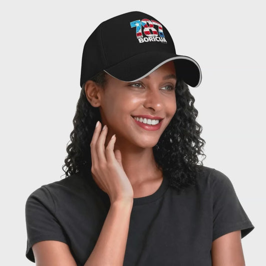 787 Boricua Baseball Cap - Puerto Rico Pride Hat