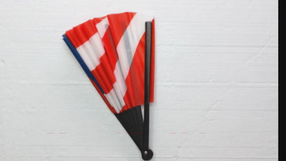 Puerto Rico Flag Large Hand Fan – Boricua Pride Clack Fan